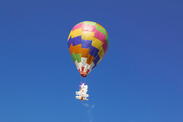 Balloon floating to sky in Thailand
