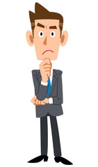 考えるビジネスマン