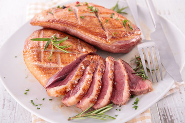 roasted duck breast