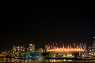 B.C. Place stadium, Vancouver / This is at False Creek in Vancouver.  