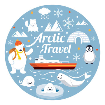Arctic Travel, Label, Winter, Nature Travel and Wildlife