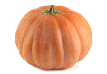 Pumpkin vegetable on white
