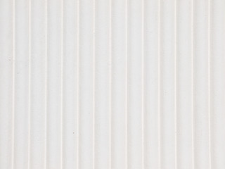 The wave pattern white concrete wall