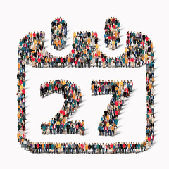 people    calendar date icon holiday