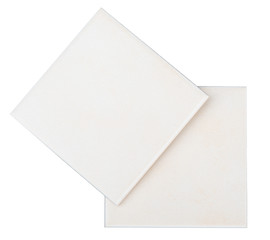 Tiles on white