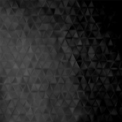 Abstract black geometrical background -  triangles
