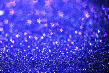 Naklejka na ściany i meble Festive Christmas background with stars. Abstract twinkled brigh