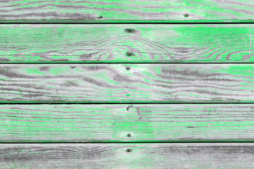 Obraz premium The old green wood texture with natural patterns