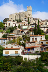 Obraz premium french medieval village Eus