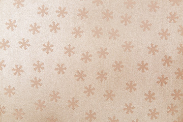 Seamless pattern with snowflake
