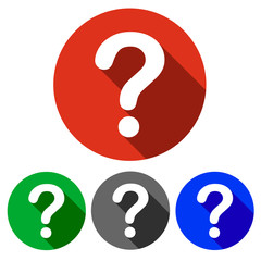 four icon with a question