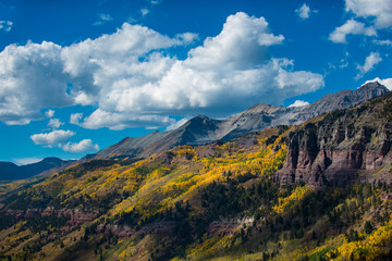 Obraz na płótnie Canvas Telluride Fall Colors Colorado Landscape