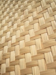 Woven wood pattern background