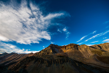 lookout Peak as seen from Ophir Pass Colorado