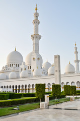 Fototapeta na wymiar the Sheikh Zayed Grand Mosque