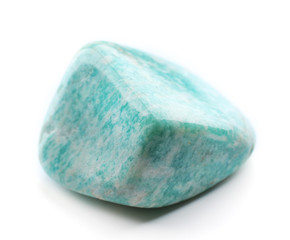 Amazonite isolated on white background