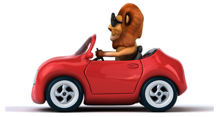 Obraz premium Fun lion