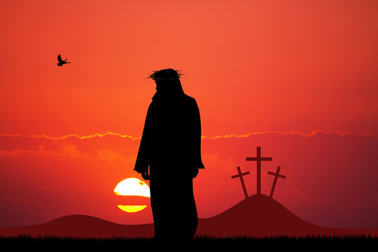 Jesus Silhouette