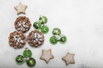 christmas background arrangement