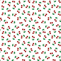 Seamless pattern cherry