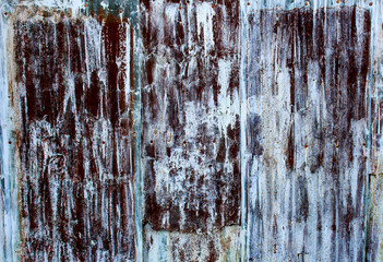 Old zinc fence background