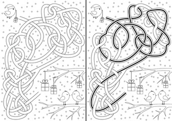 Christmas maze