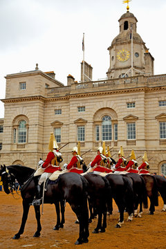 in london england horse and cavalry for    the queen