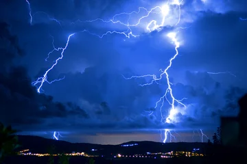 Foto op Plexiglas Onweer Tempesta di fulmini 