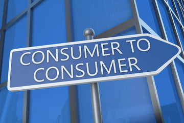 Obraz premium Consumer to Consumer