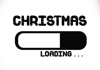 Progress Bar Loading with the text: Christmas