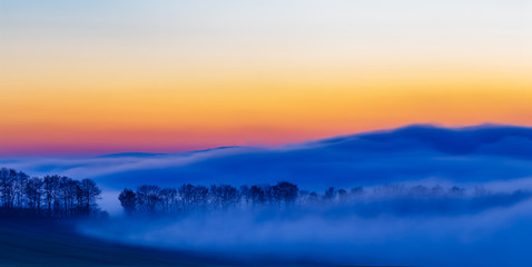 Foggy Sunset in Wintertime © S.T.A.R.S
