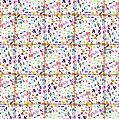 Color abstract mosaic