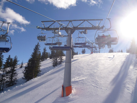 Skilift - Skiurlaub in Österreich