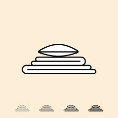 Vector icon of linen