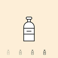 Vector icon of vial