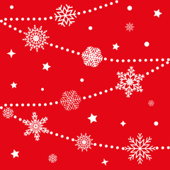 Background snowflakes vector