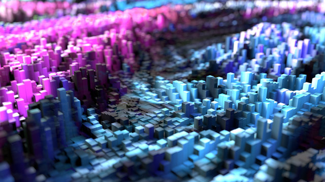 Pixel landscape