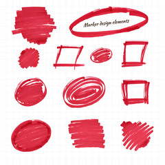 Set of design elements