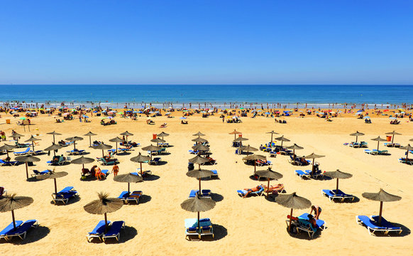 Playa de la Victoria, Costa de la Luz, C&aacute;diz, Espa&ntilde;a