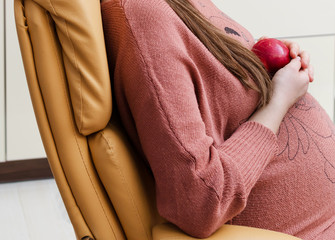 Beautiful pregnant woman