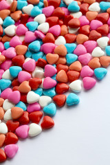 Renkli Kalpli Şekerler