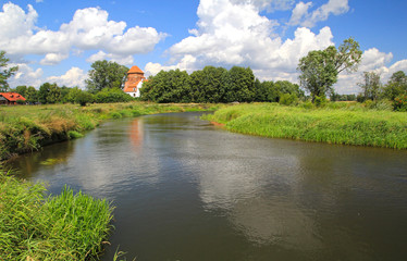 Malownicza rzeka na Mazowszu