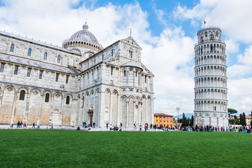 View of the Pisa Cathedral in Pisa, Italy