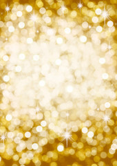 Gold Bokeh and Spangles