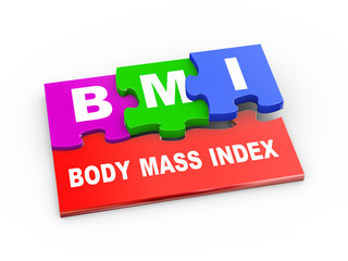 3d bmi puzzle piece illustration