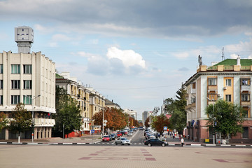 Civic Avenue in Belgorod. Russia