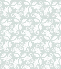 Floral Fine Seamless Vector Pattern