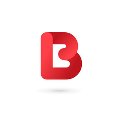 Letter B logo icon design template elements
