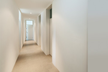 Fototapeta na wymiar Interior of a modern house, corridor