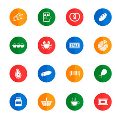 Grocery simply icons